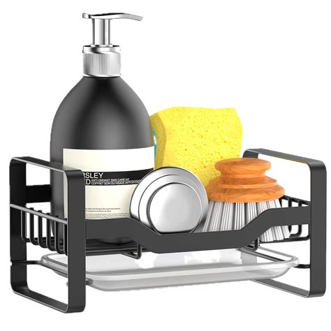 suport bucatarie multifunctional pentru burete lavete detergent vase