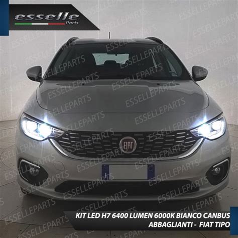 Conversione Fari Full LED 6000k Canbus FIAT TIPO Luce Bianca No Error