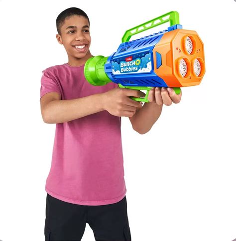 Unleash Mega Fun Zuru Bunch O Bubbles Motorized Mega Bubble Blaster