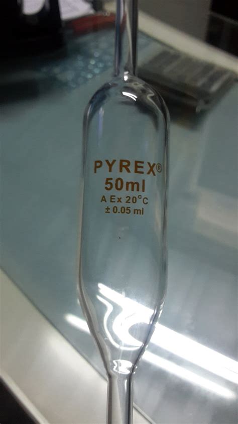 Jual PIPET VOLUME 50 ML PYREX Kab Bandung CV RIZKY GLASSINDO