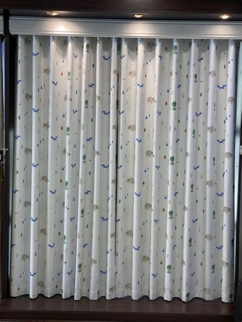 White Printed Polyester Curtain Size 7x3 Feet At Rs 250 Meter In Thrissur