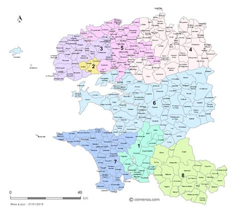 Carte Des Circonscriptions Du Finist Re