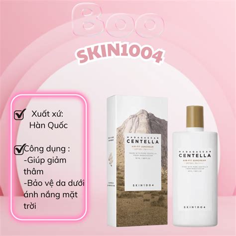 Kem chống nắng chiết xuất rau má skin1004 Lazada vn