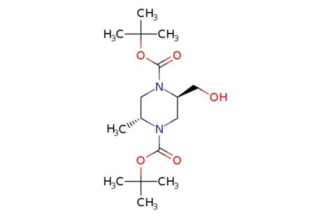 EMolecules DI TERT BUTYL 2R 5R 2 HYDROXYMETHYL 5 METHYLPIPERAZINE 1