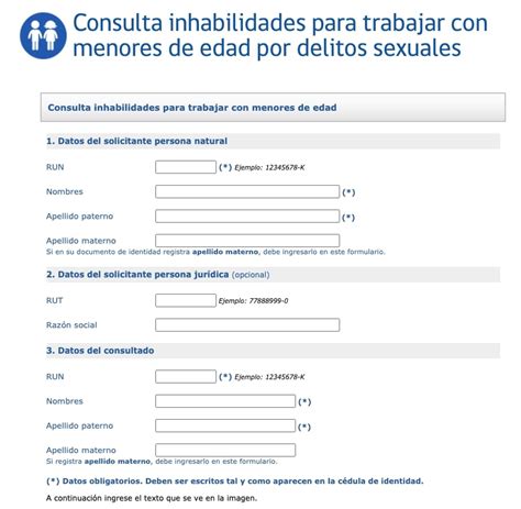 Certificado De Antecedentes De Registros Sexuales Pasos Solicitud