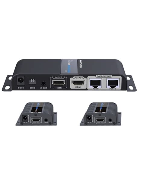 Saxxon Lkv Pro Kit Extensor Hdmi De Puertos Hasta Metros Cat