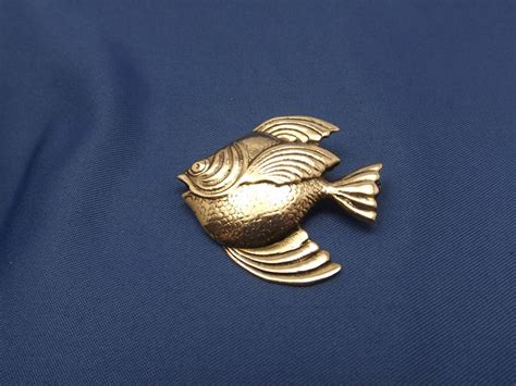 Sterling Silver Tropical Fish Pin Kenyon Jewelers Ruby Lane