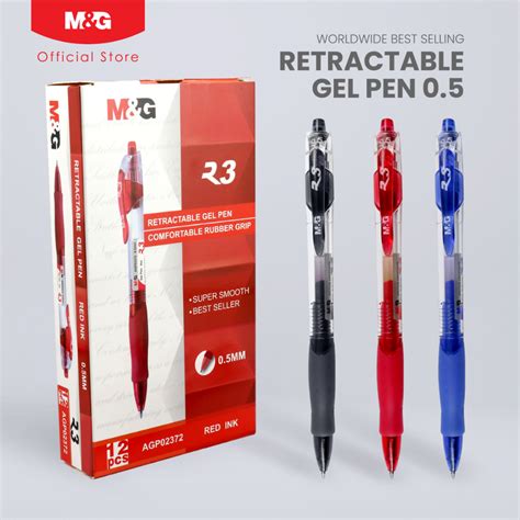 M G R3 Retractable 0 5mm Gel Pen With Refill Option Smooth Writing