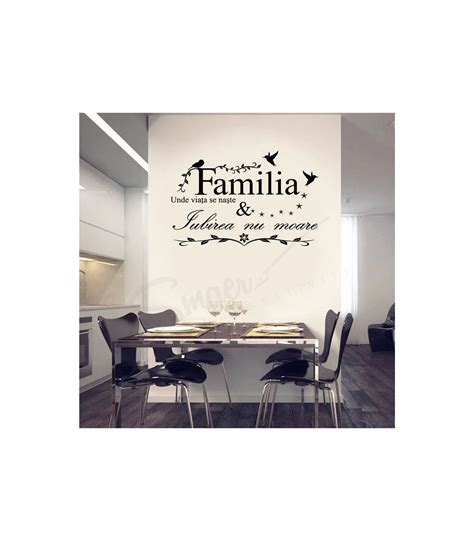 Sticker Citat Familia Sticker De Perete Citat Motivational