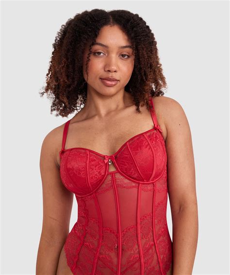 Bras N Things Bethany Full Cup Underwire Bra Red