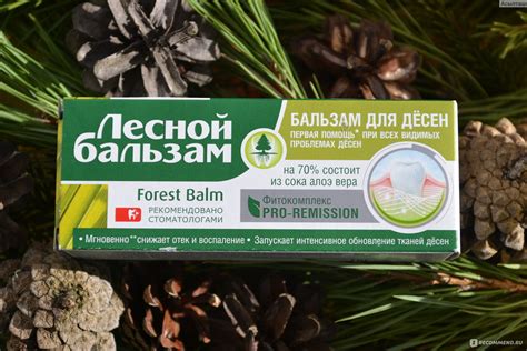Бальзам для полости рта КАЛИНА для дёсен "Лесной бальзам" - «Бальзам ...