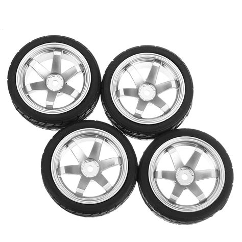 Pcs Tires Wheels Rim Mm Hex Hub For Hpi Hsp Rc On Road Drift