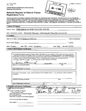 Fillable Online NPS Form 10 900 F OMB No 10024 0018 Rev 10