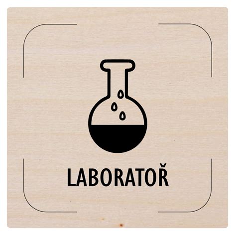 Cedulka Na Dve E Laborato Piktogram D Ev N Tabulka X Mm