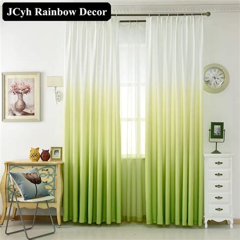 Modern Rainbow Colorful Window Blackout Curtains For Living Room Kids ...