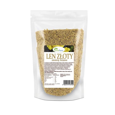 Len złoty ziarno 250g