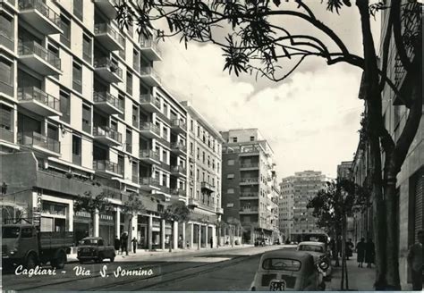 Cartolina Sardegna Cagliari Via Sonnino Viaggiata Anno Eur