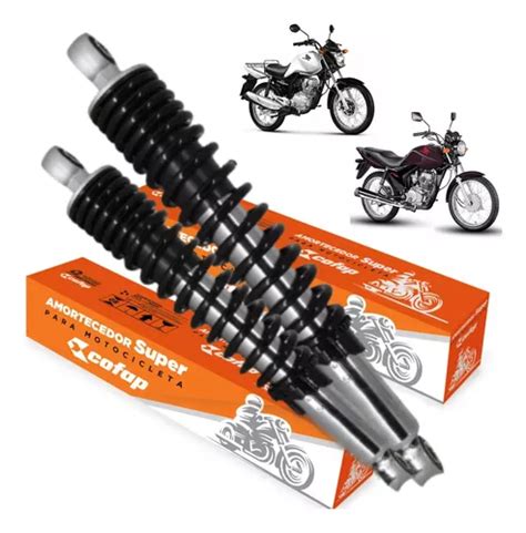 Par Amortecedor Moto Cg Cargo Cofap Original Frete Gr Tis