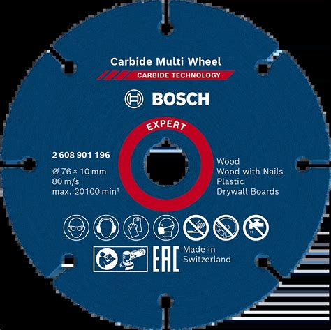 Disque Carbure Multi Materiaux Expert Mm Bosch Vm Mat Riaux