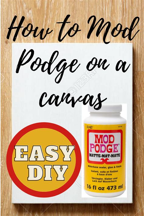 How To Transfer Photos To Canvas With Mod Podge At Ed Loyd Blog