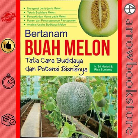 Jual Buku Bertanam Buah Melon Tata Cara Budidaya Dan Potensi Bisnisnya