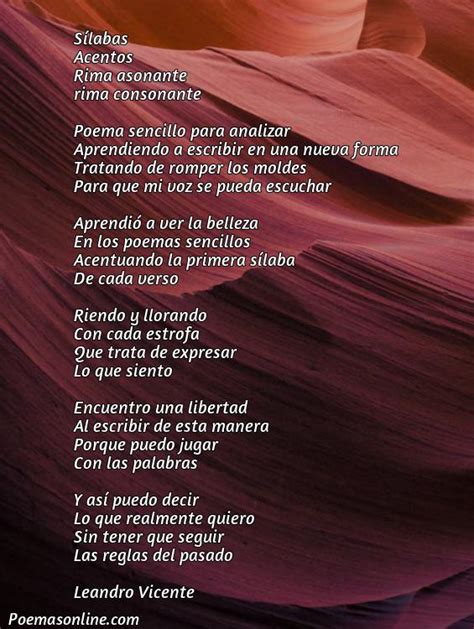 Poemas Sencillos Para Analizar Poemas Online