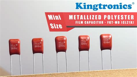 Kingtronics FKT MD Mini Size Metallized Polyester Film Capacitor With