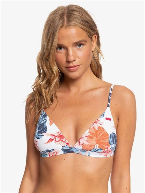 Printed Beach Classics Haut De Bikini Triangle Fixe Pour Femme Roxy