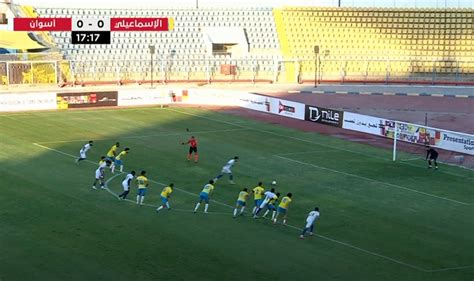 شاهد أهداف مباراة الإسماعيلي 1 1 أسوان في الدوري المصري فيديو