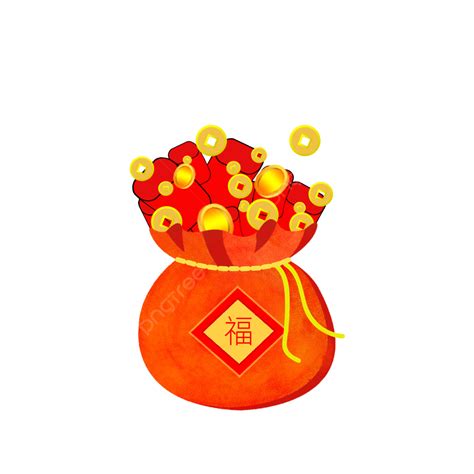 Buena Suerte En La Bolsa Roja Png Oro Fox Red Envelope Png Y Psd Para Descargar Gratis Pngtree