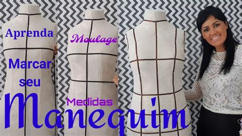 DIY Como fazer Manequim Moulage tridimensional Costura fácil para