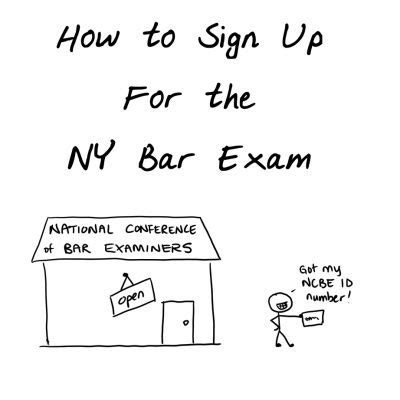 How to Sign Up for the NY Bar Exam – New York Bar Picture Book