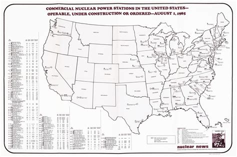map of us nuclear power plants 3