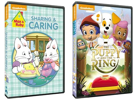 Max & Ruby Sharing & Caring DVD + Bubble Guppies The Puppy and the Ring ...