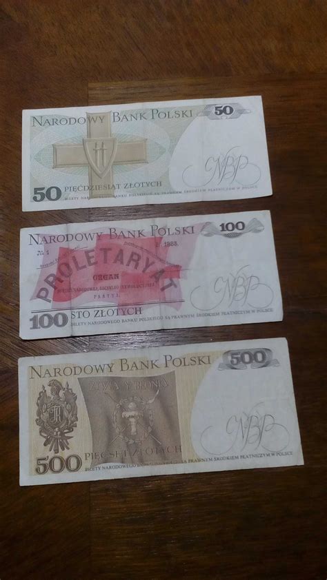 Trzy Banknoty Z Okresu Prl Borzykowo Olx Pl