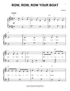 Traditional "Row, Row, Row Your Boat" Sheet Music Notes | Download ...