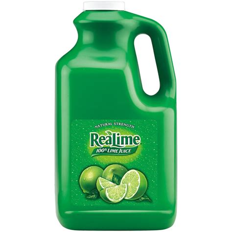 Realime 1 Gallon 100 Lime Juice 4case