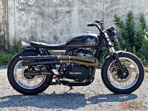 Royal Enfield Interceptor 650 Modified Into A Street Tracker