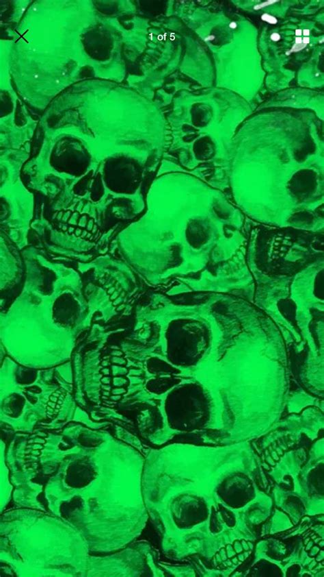 Green Skull Wallpapers 4k Hd Green Skull Backgrounds On Wallpaperbat