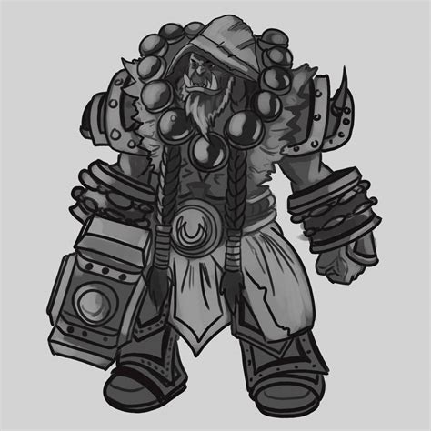 Thrall commission sketch by SASHlMlSAN on DeviantArt