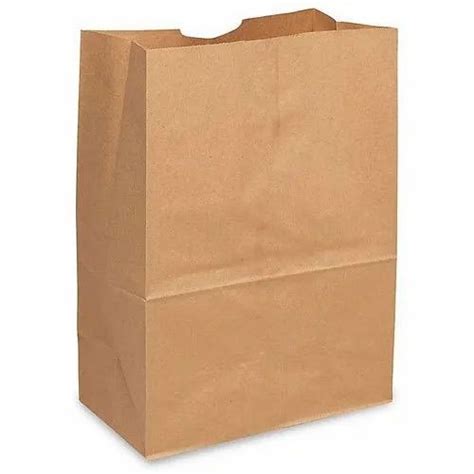 Brown Plain Food Packaging Paper Bag Capacity 500 Gm To 2 Kg