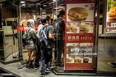 Hong Kong Mcdonalds Protest Photos And Premium High Res Pictures