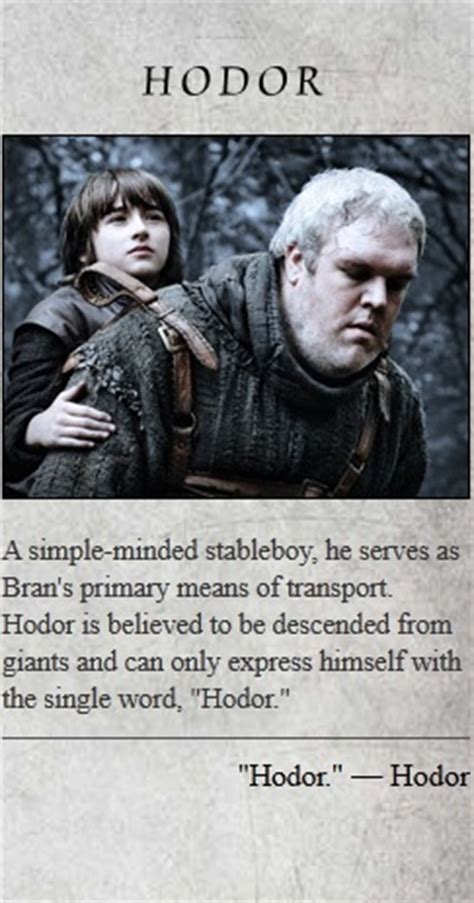 Hodor - Game of Thrones Photo (33330292) - Fanpop