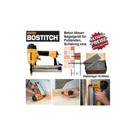 Bostitch Sb Hc Fn Mm Cloueur Acier B Ton Pointes Brads Acier