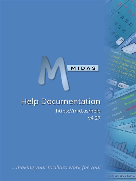 MIDAS Room Booking System - User & Administrator Manual v4.27 | PDF ...