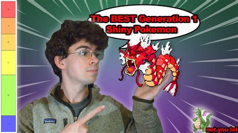 Ranking EVERY Generation 1 Shiny Pokémon in Under 8 Minutes YouTube