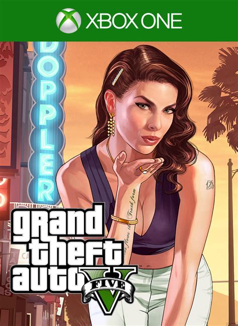 Grand Theft Auto V Xbox One Box Cover Art Mobygames