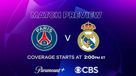 Paris St Germain Vs Real Madrid Champions League Round Of 16