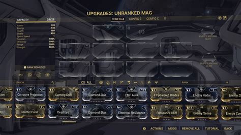 Warframe: Mods Guide