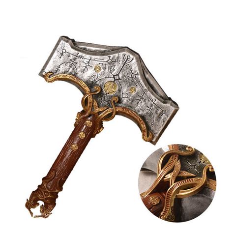 Mjölnir Thors hammer from God of War Ragnarök GFRP FantasyKatana